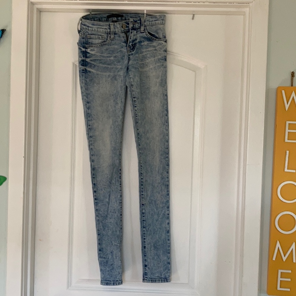 Flying Moneys denim stone wash vintage low rise jeans